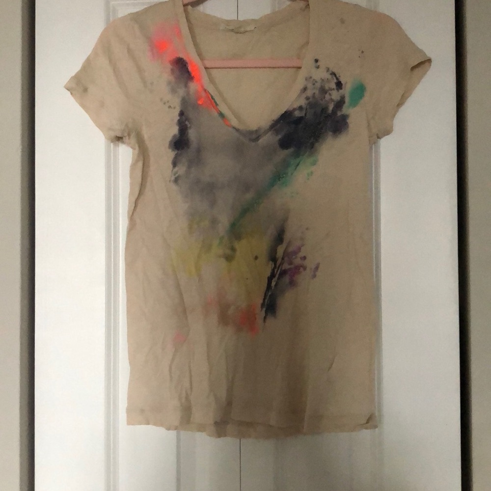 JCrew Paint Splatter T-Shirt